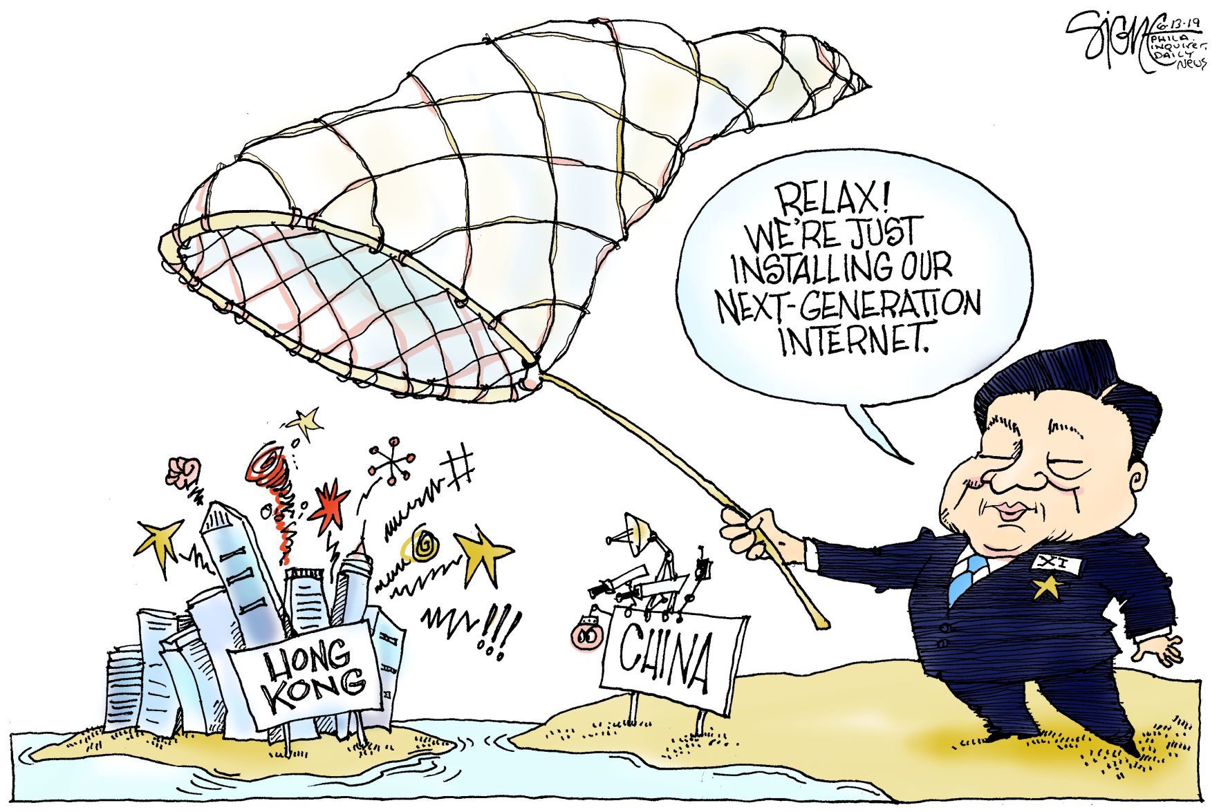 Signe Wilkinson editorial cartoon